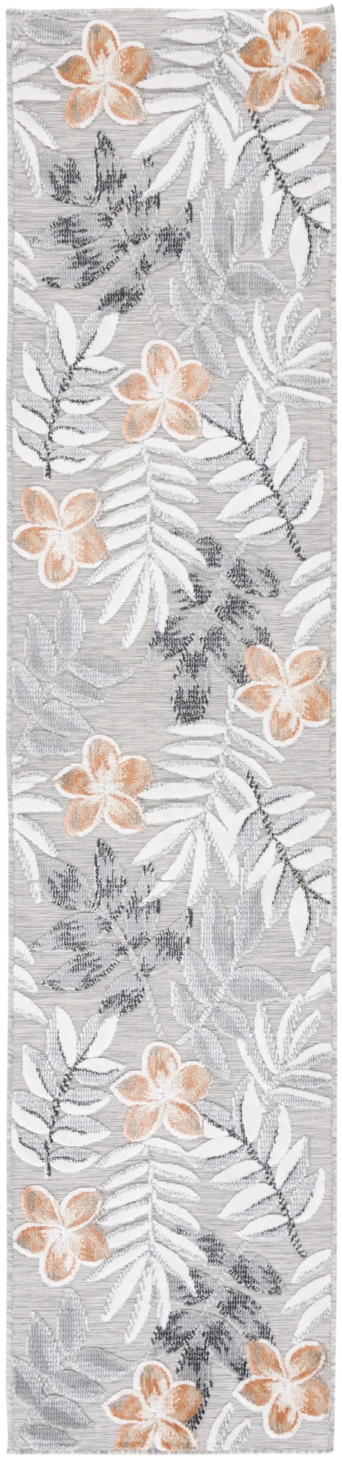 CABANA 405 GREY  2' x 10' Runner Rug