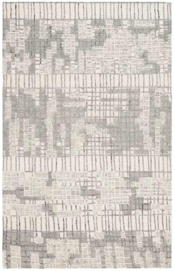 ABSTRACT Hand Tufted 8' x 10' area rug