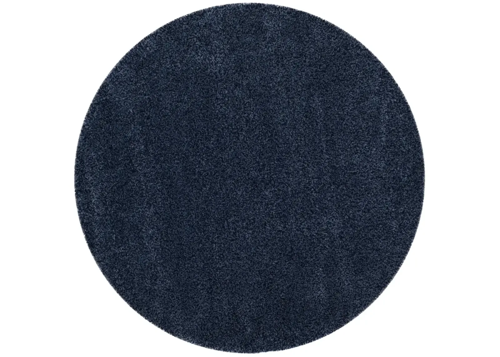 SANTA MONICA SHAG 725 NAVY 3' x 3' Round Round Rug