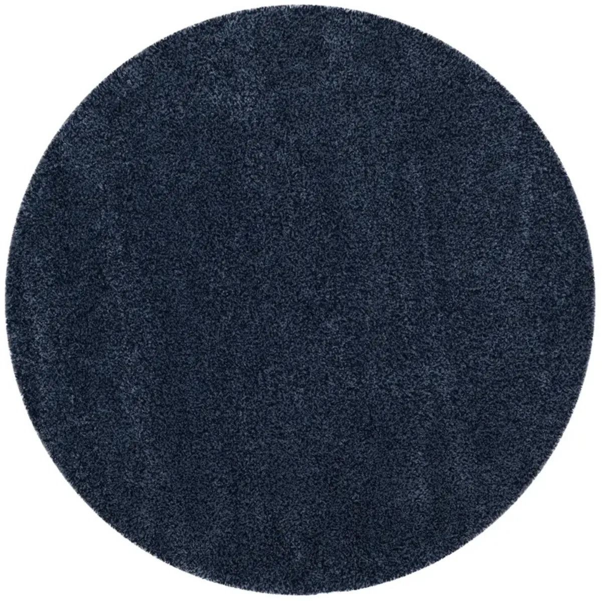 SANTA MONICA SHAG 725 NAVY 3' x 3' Round Round Rug