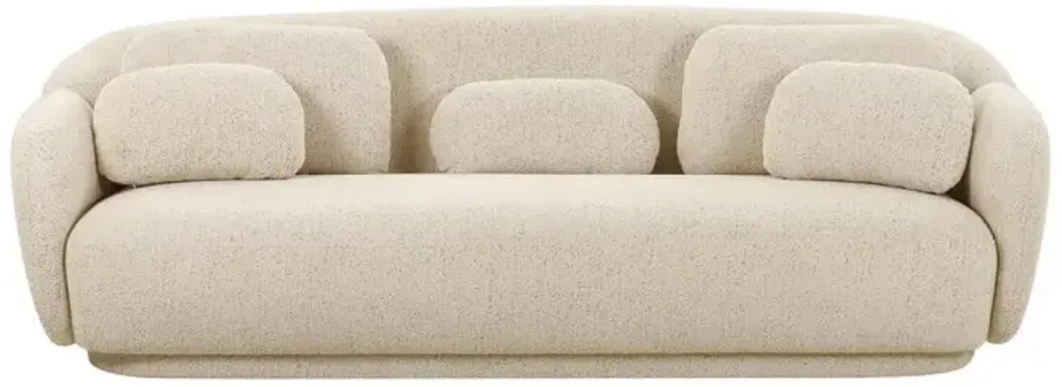 Misty Cream Boucle Sofa