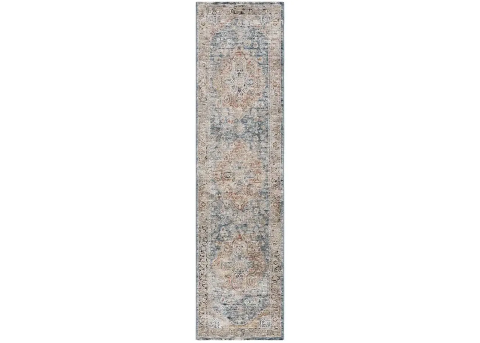 SILVERADO 110 Blue  2' X 8' Runner Rug