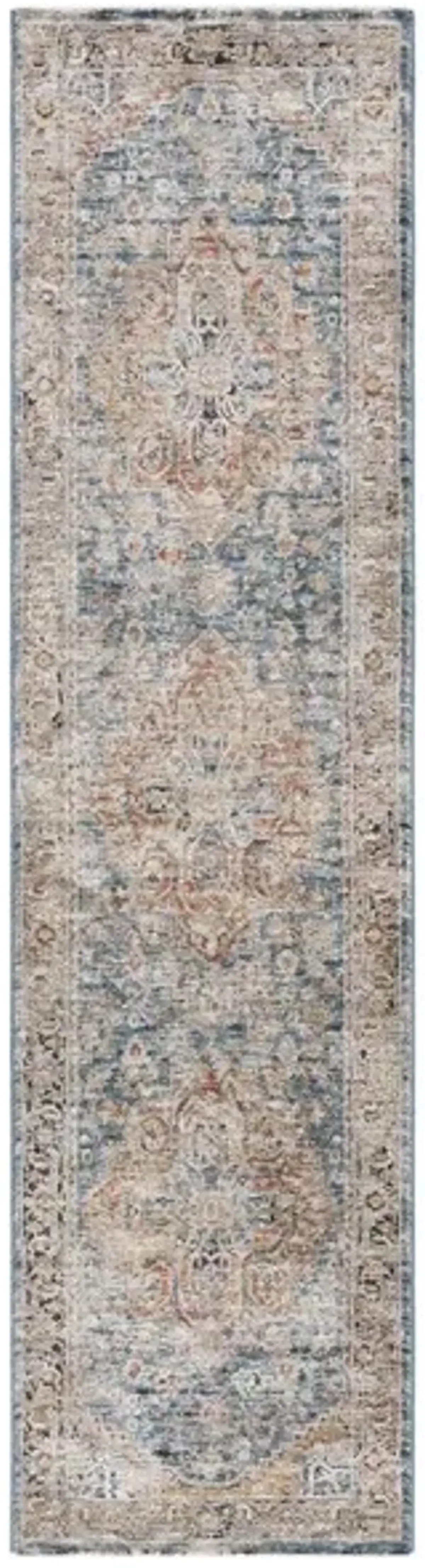 SILVERADO 110 Blue  2' X 8' Runner Rug