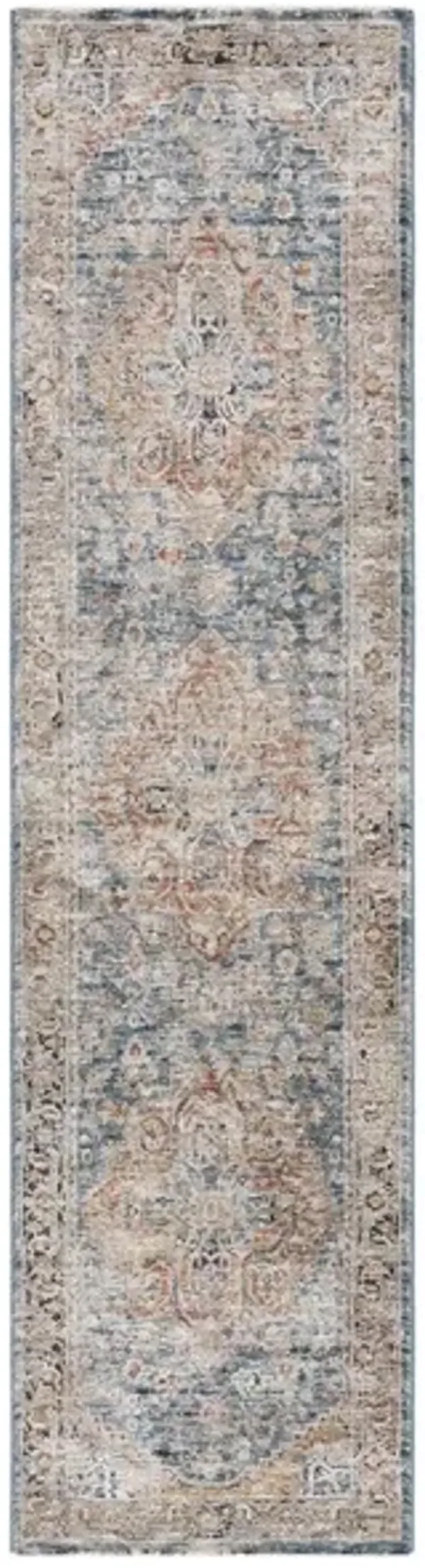 SILVERADO 110 Blue  2' X 8' Runner Rug