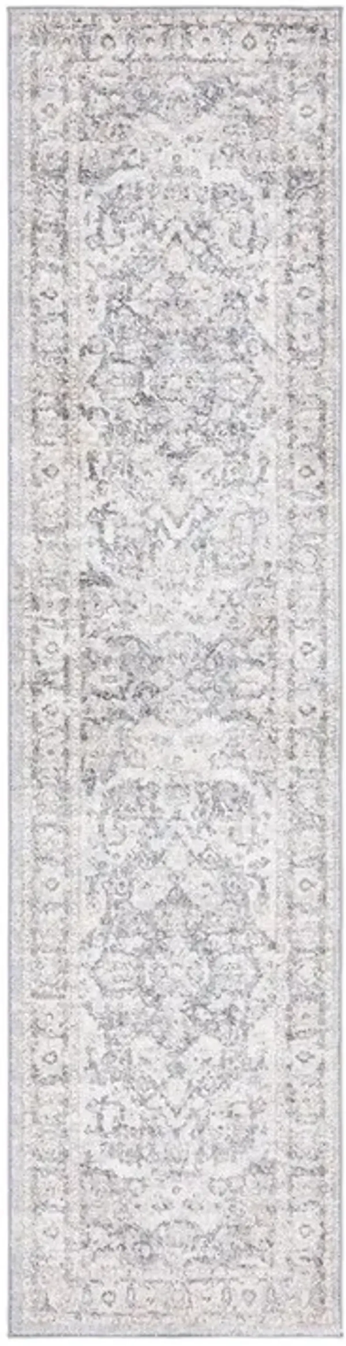 OPAL 470 Grey 2'-3' X 9' Runner Rug