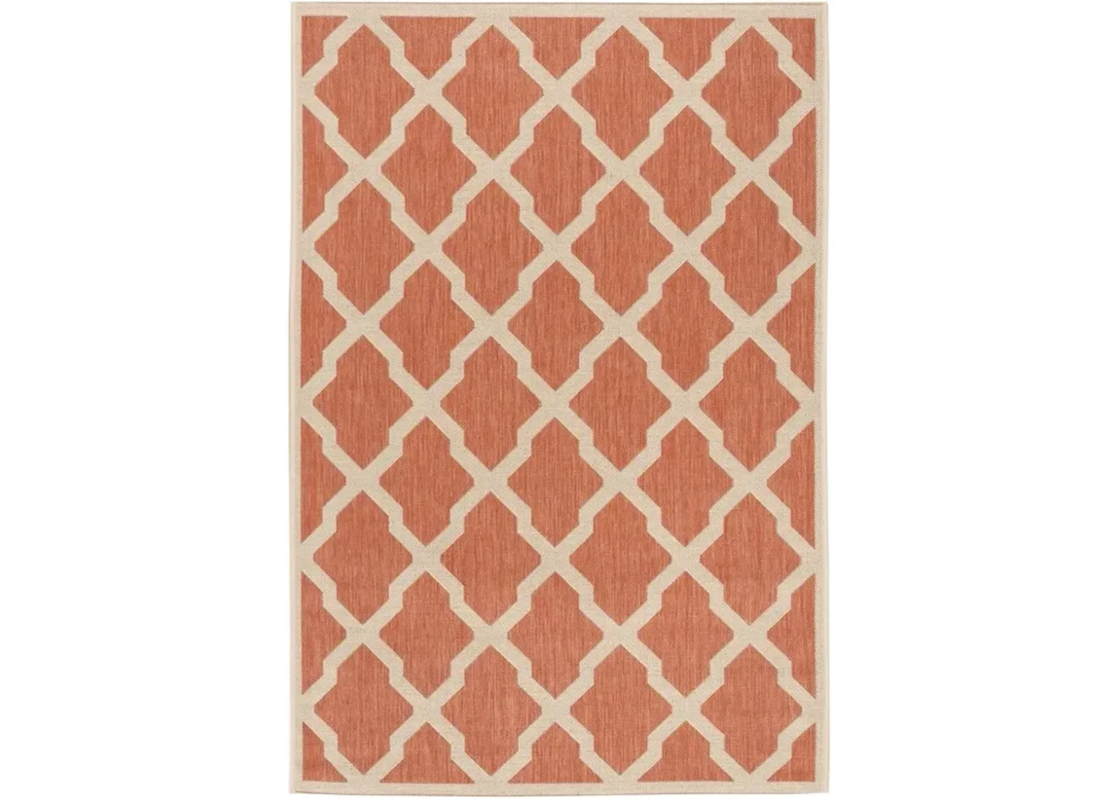 LINDEN 122 Collection LND122P-4 Rust / Creme 4' X 6'