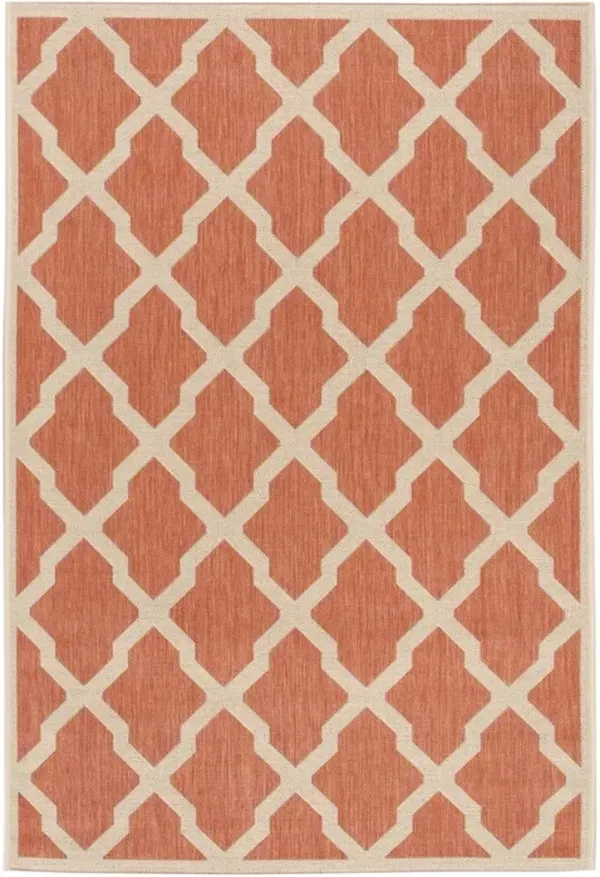 LINDEN 122 Collection LND122P-4 Rust / Creme 4' X 6'
