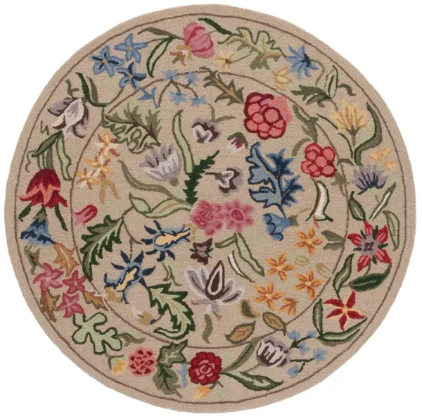 CHELSEA Hand Tufted 5'-6' x 5'-6' Round area rug