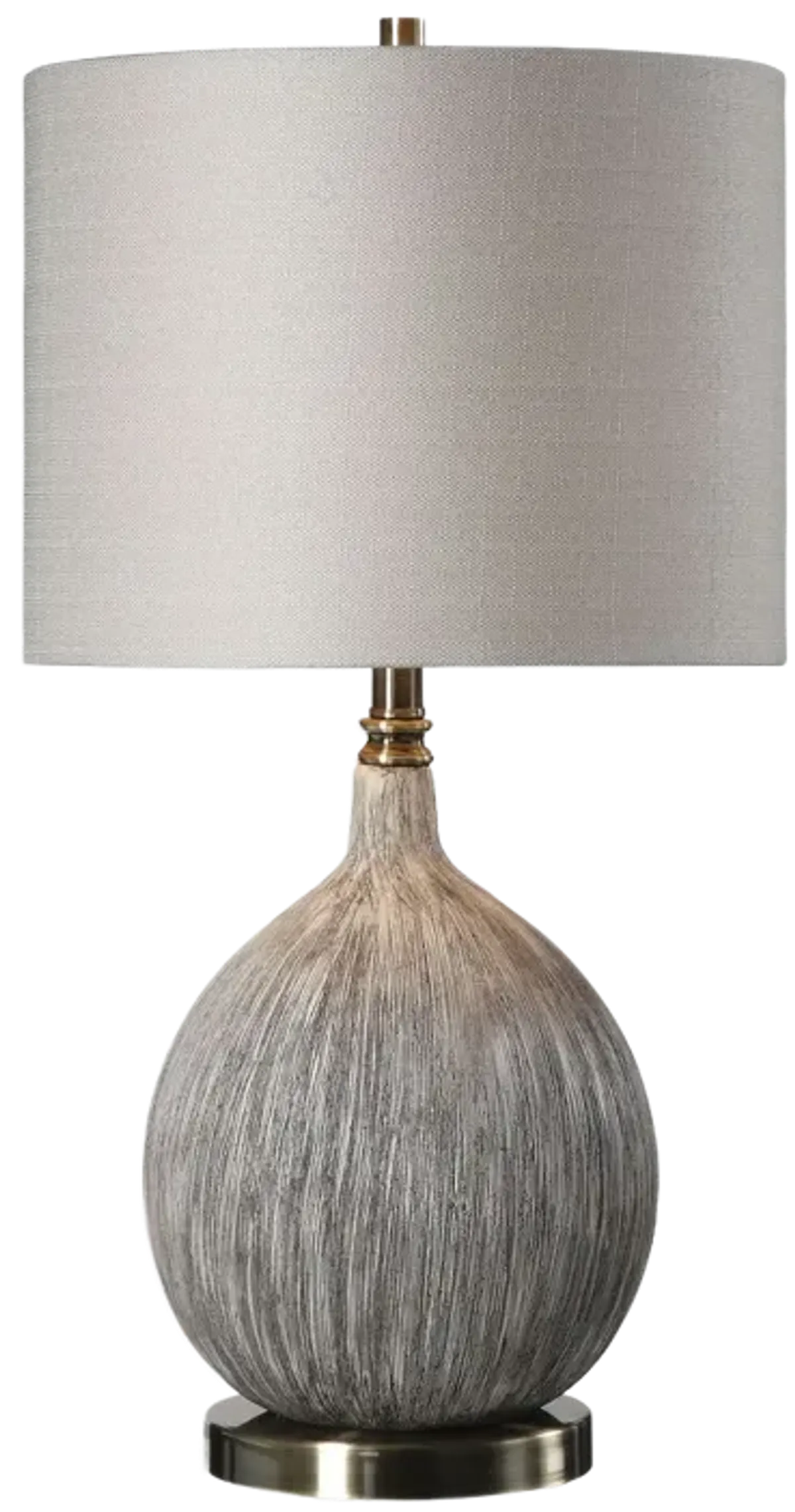 Hedera Textured Ivory Table Lamp