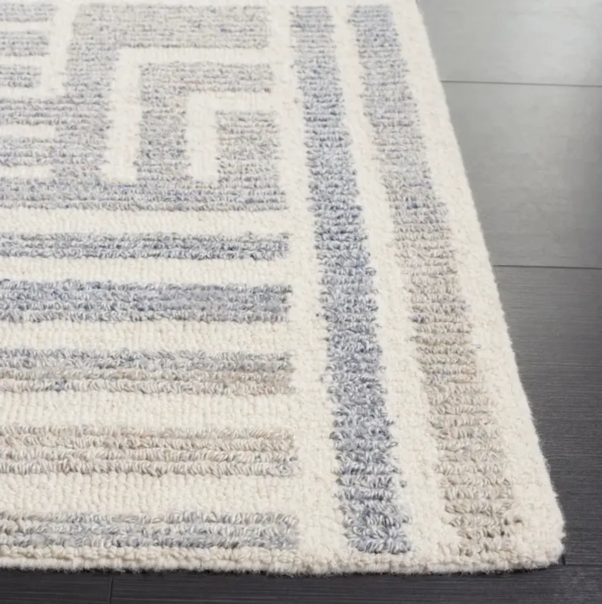 RENEWAL 206 BLUE  2'-3' x 8' Runner Rug