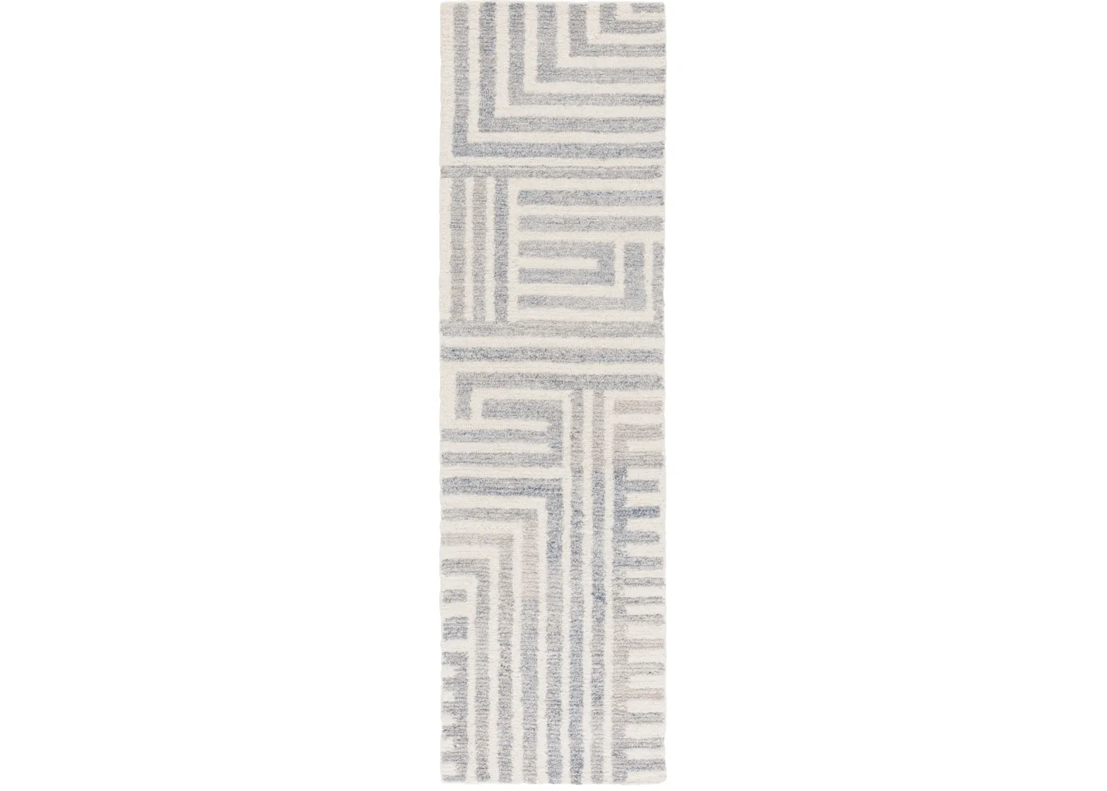 RENEWAL 206 BLUE  2'-3' x 8' Runner Rug