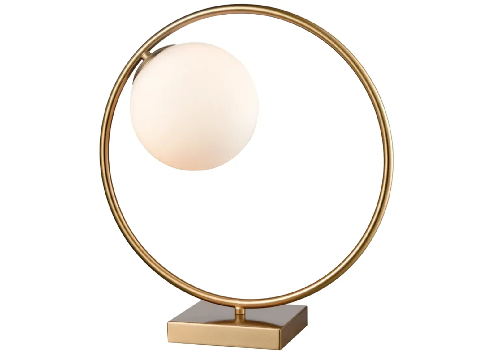 Moondance 15" High 1-Light Table Lamp - Aged Brass