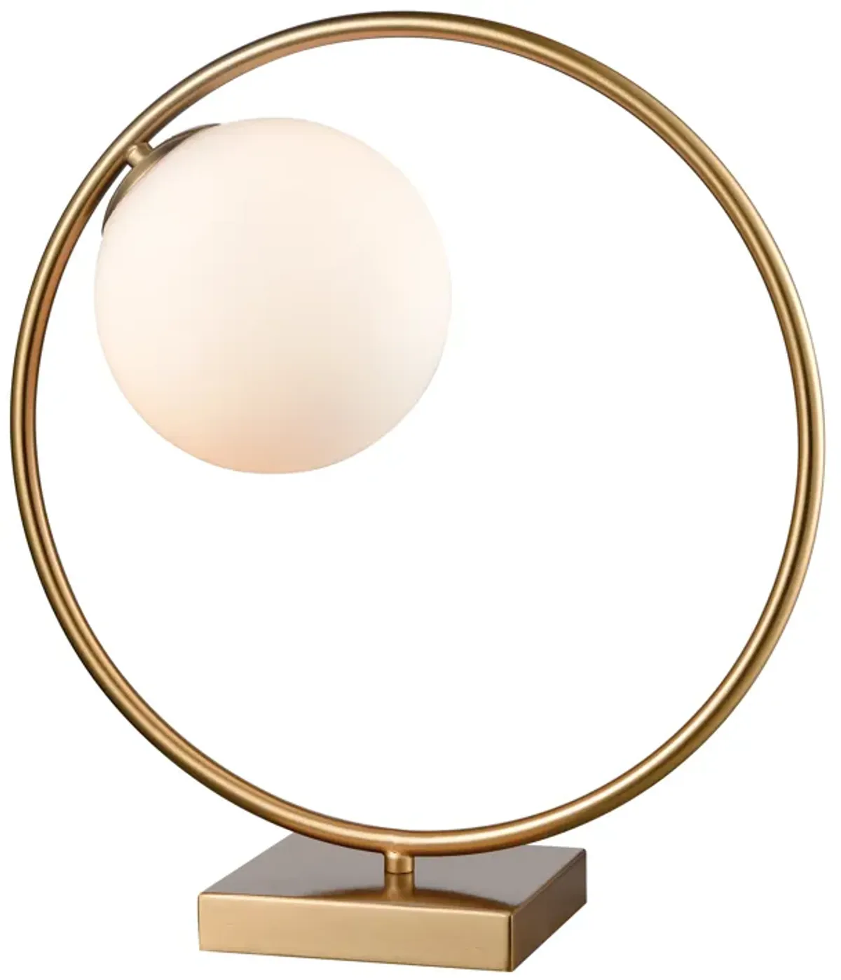 Moondance 15" High 1-Light Table Lamp - Aged Brass