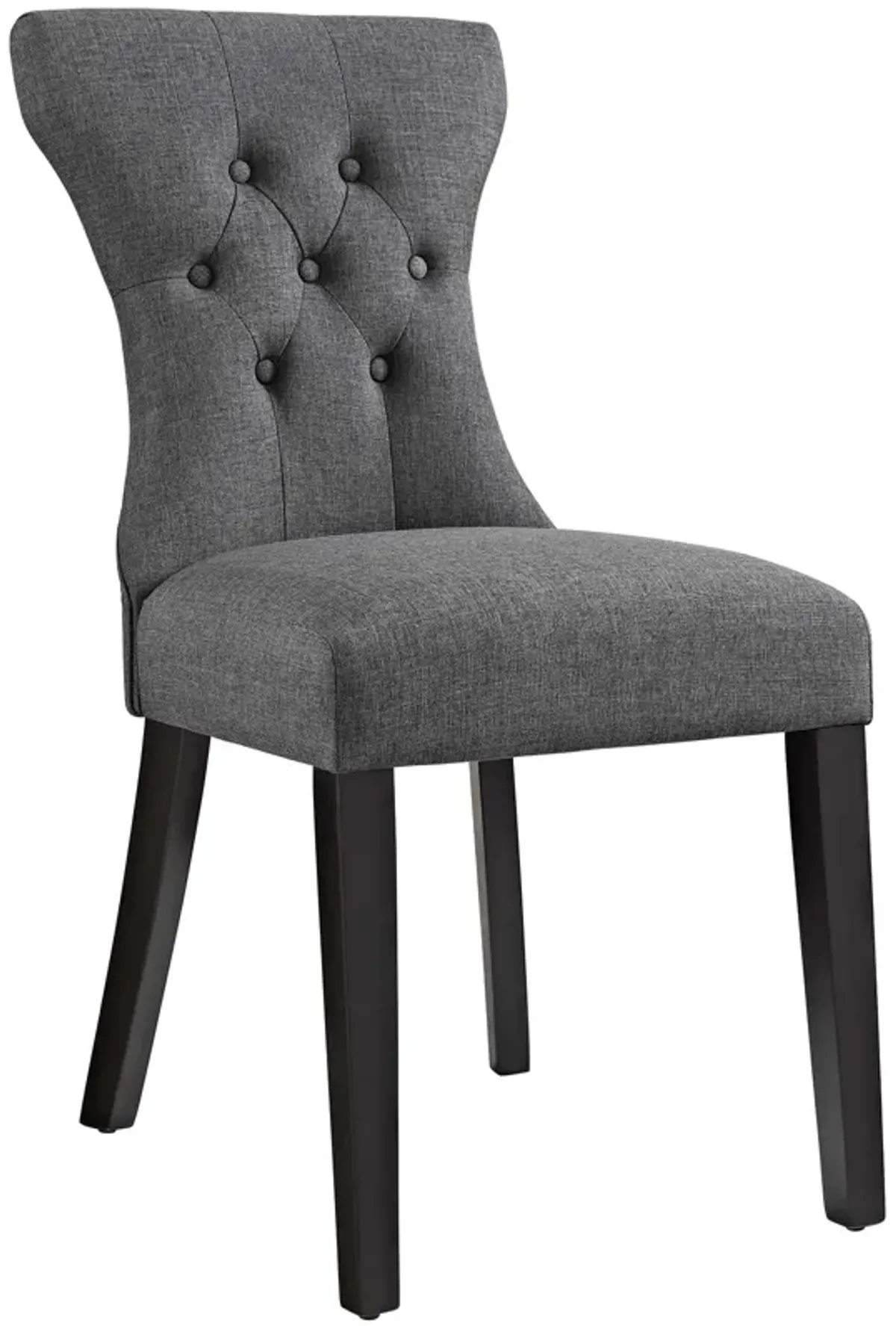 Silhouette Dining Side Chairs Upholstered Fabric Set of 4