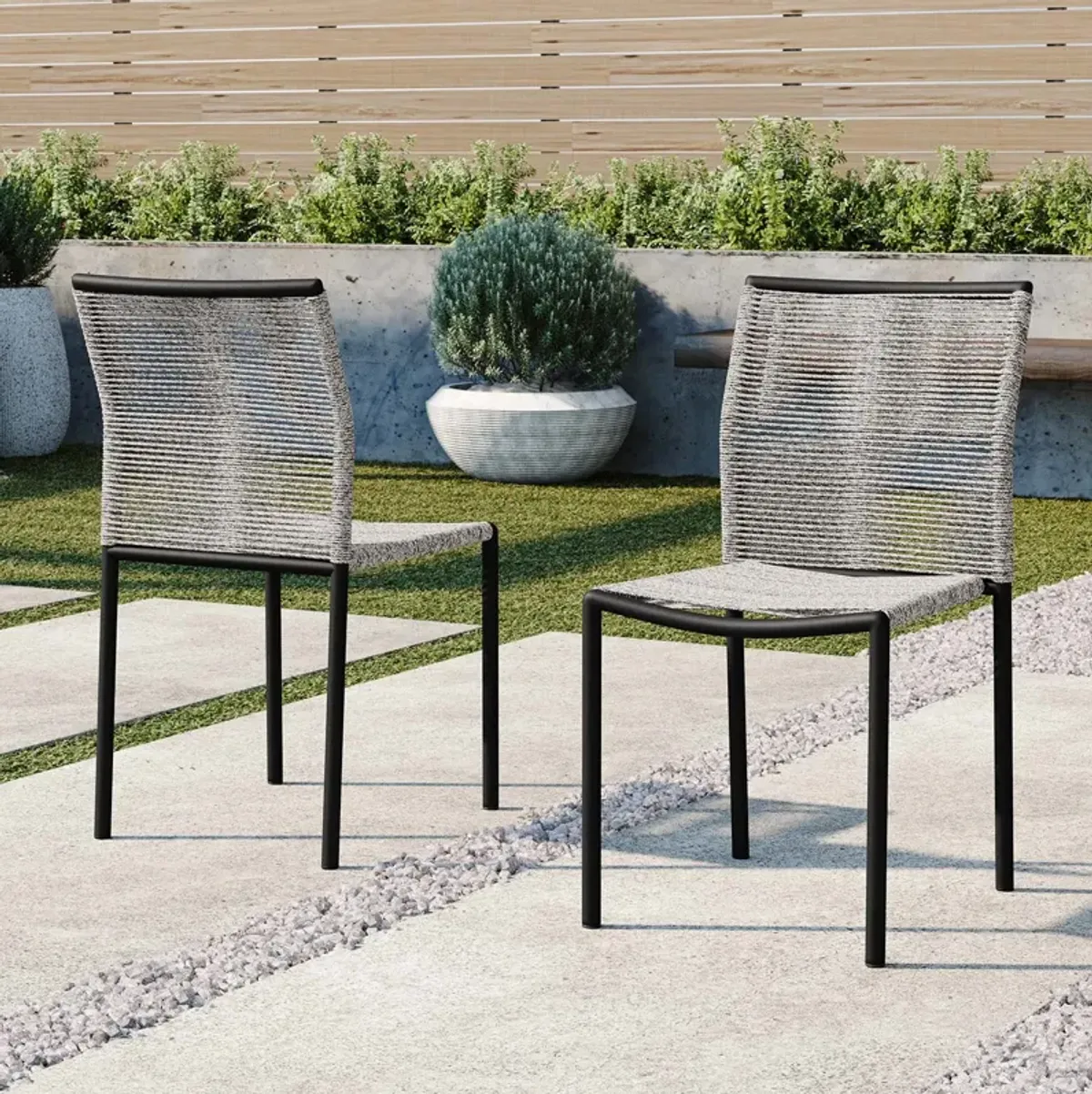 Serenity Outdoor Dining Chairs Set of 2