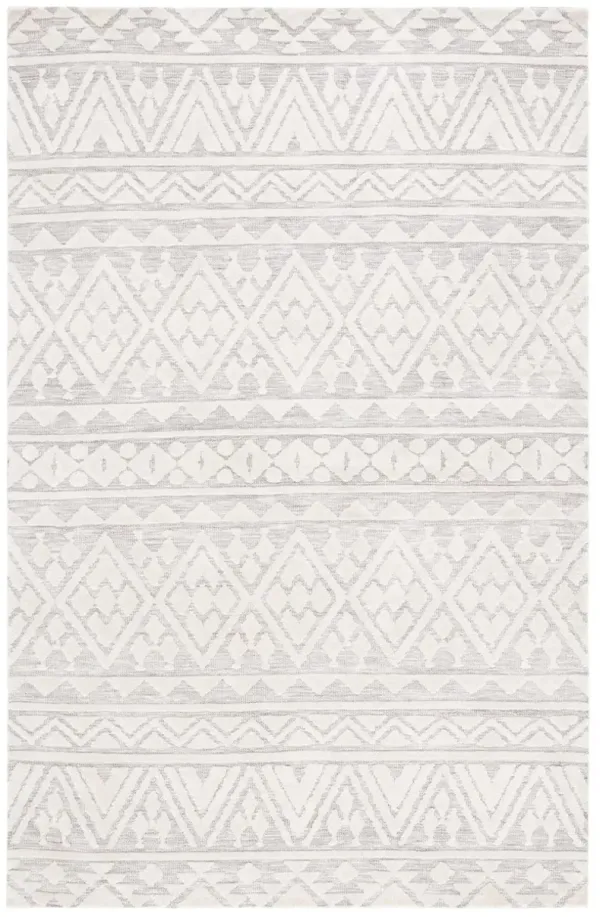 AUDREY 104 Grey 4' X 6' Small Rectangle Rug