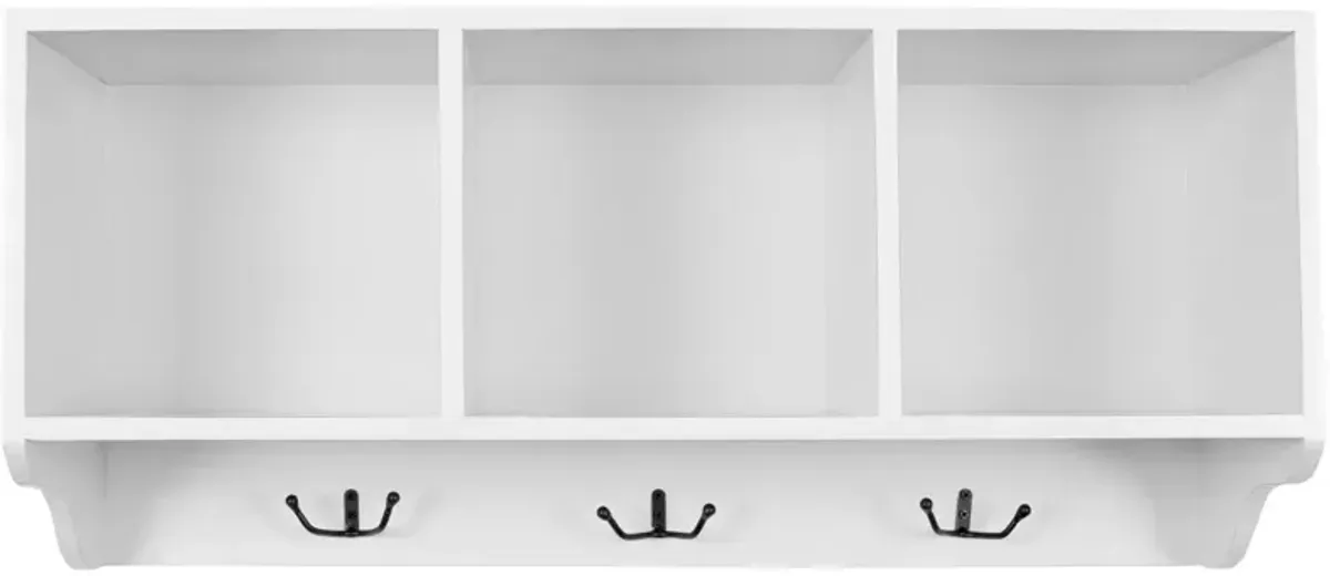 ALICE WALL SHELF WITH STORAGE COMPARTMENTS 