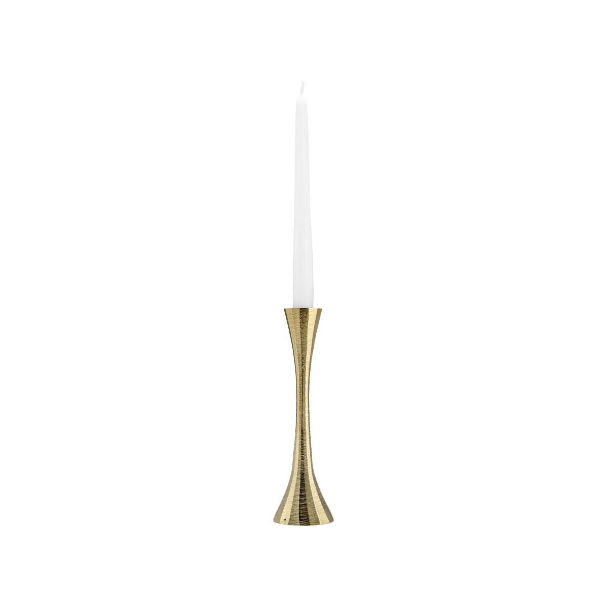 9" Metal, Taper Candle Holder, Brass