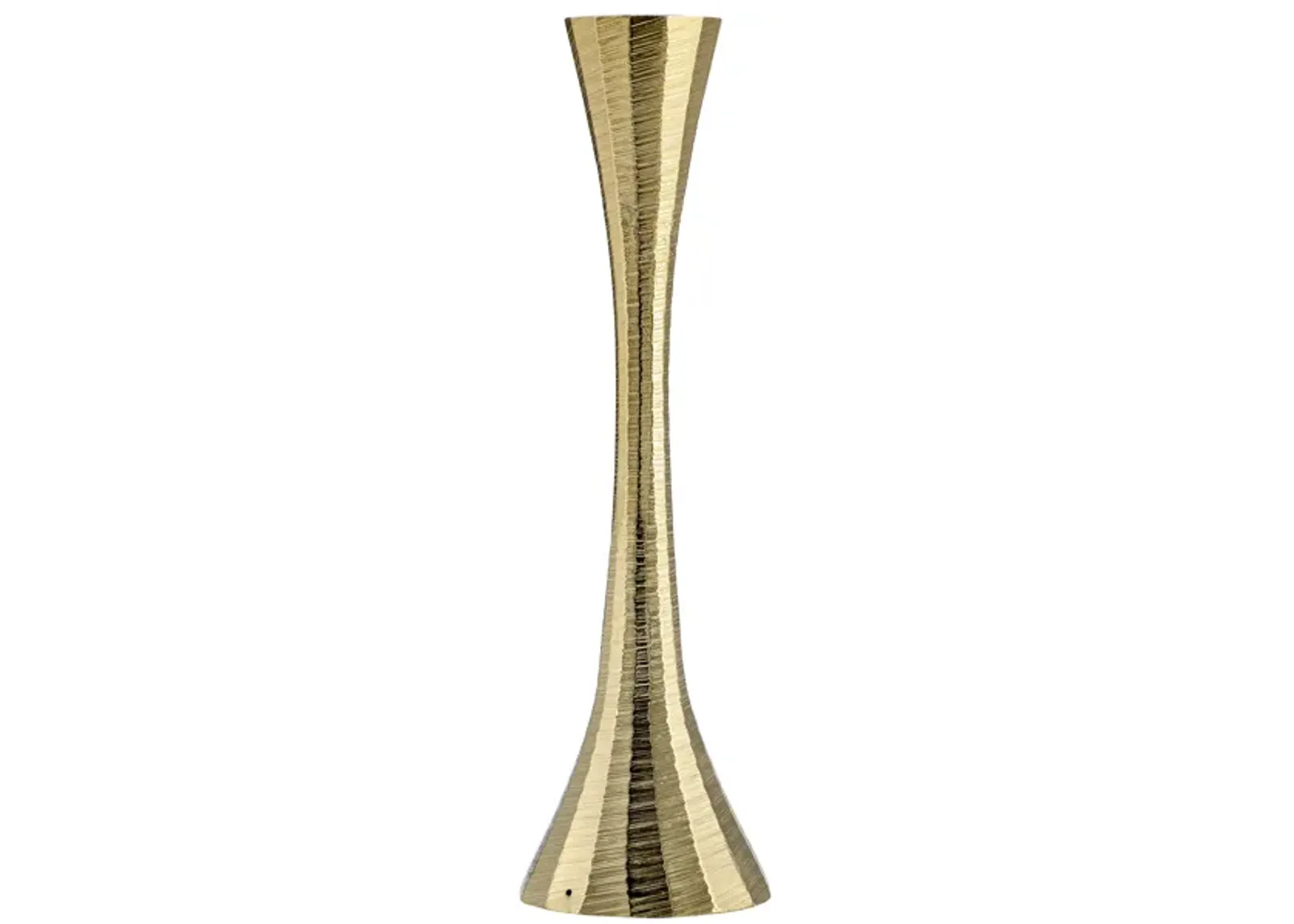 9" Metal, Taper Candle Holder, Brass