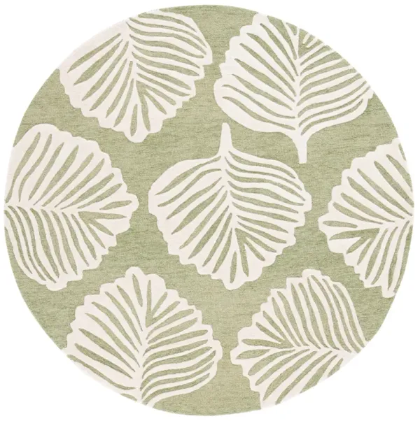 BLOSSOM Hand Tufted 6' x 6' Round area rug