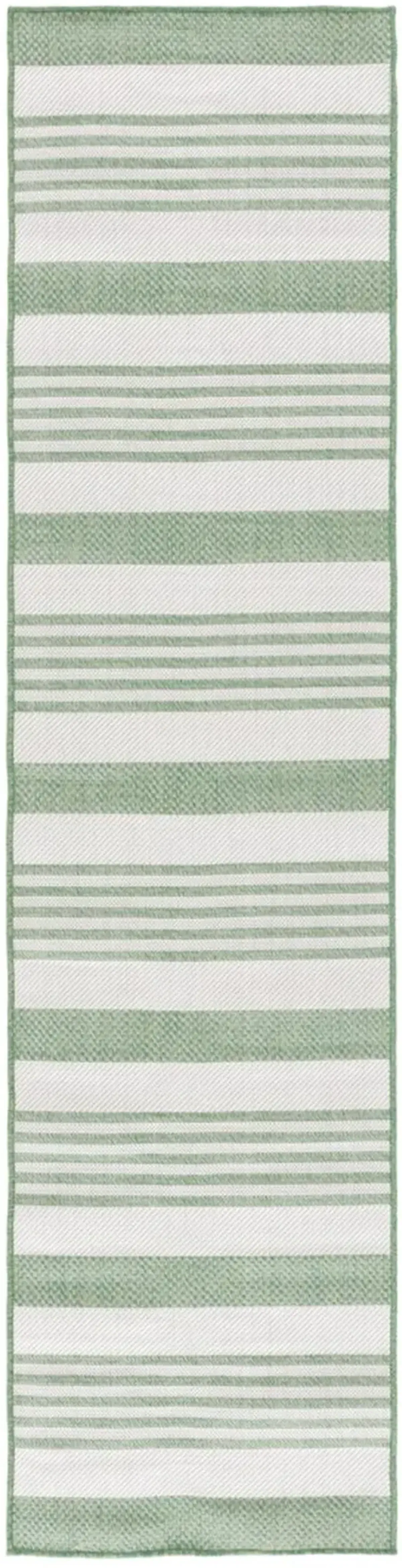 BERMUDA 828 Green 2' X 8' Runner Rug