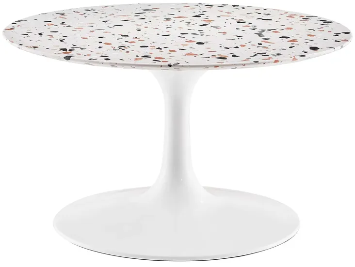 Lippa 28" Round Terrazzo Coffee Table