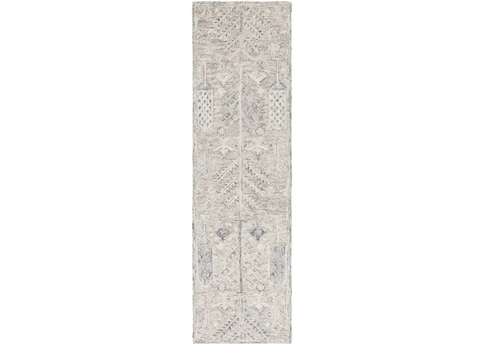 METRO 751 GREY  2'-3' x 8' Runner Rug