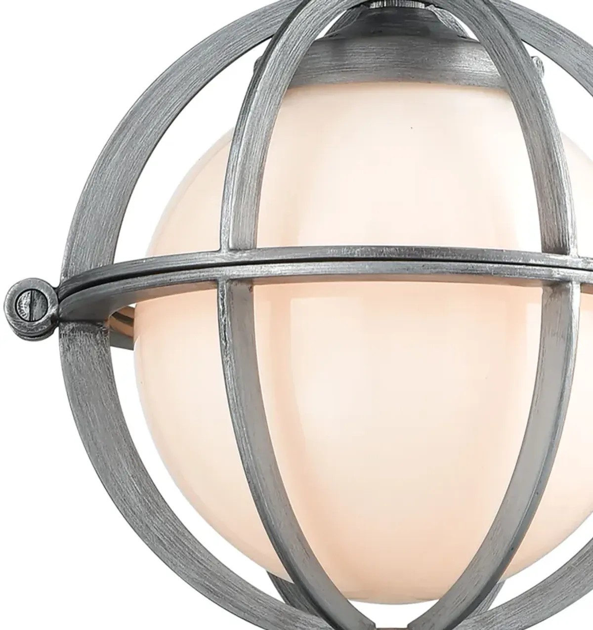 Aubridge 10" Wide 1-Light Mini Pendant - Weathered Zinc