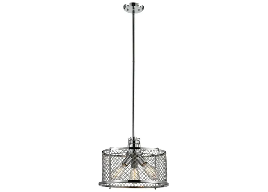 Brisbane Collection 3-Light Pendant in Polished Chrome