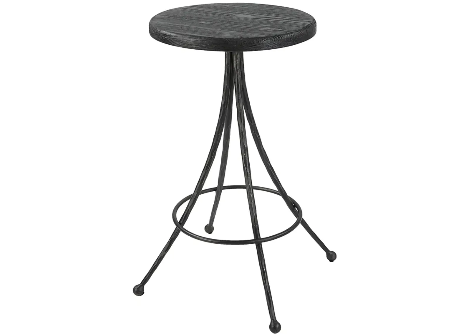 Sona Black Counter Stool