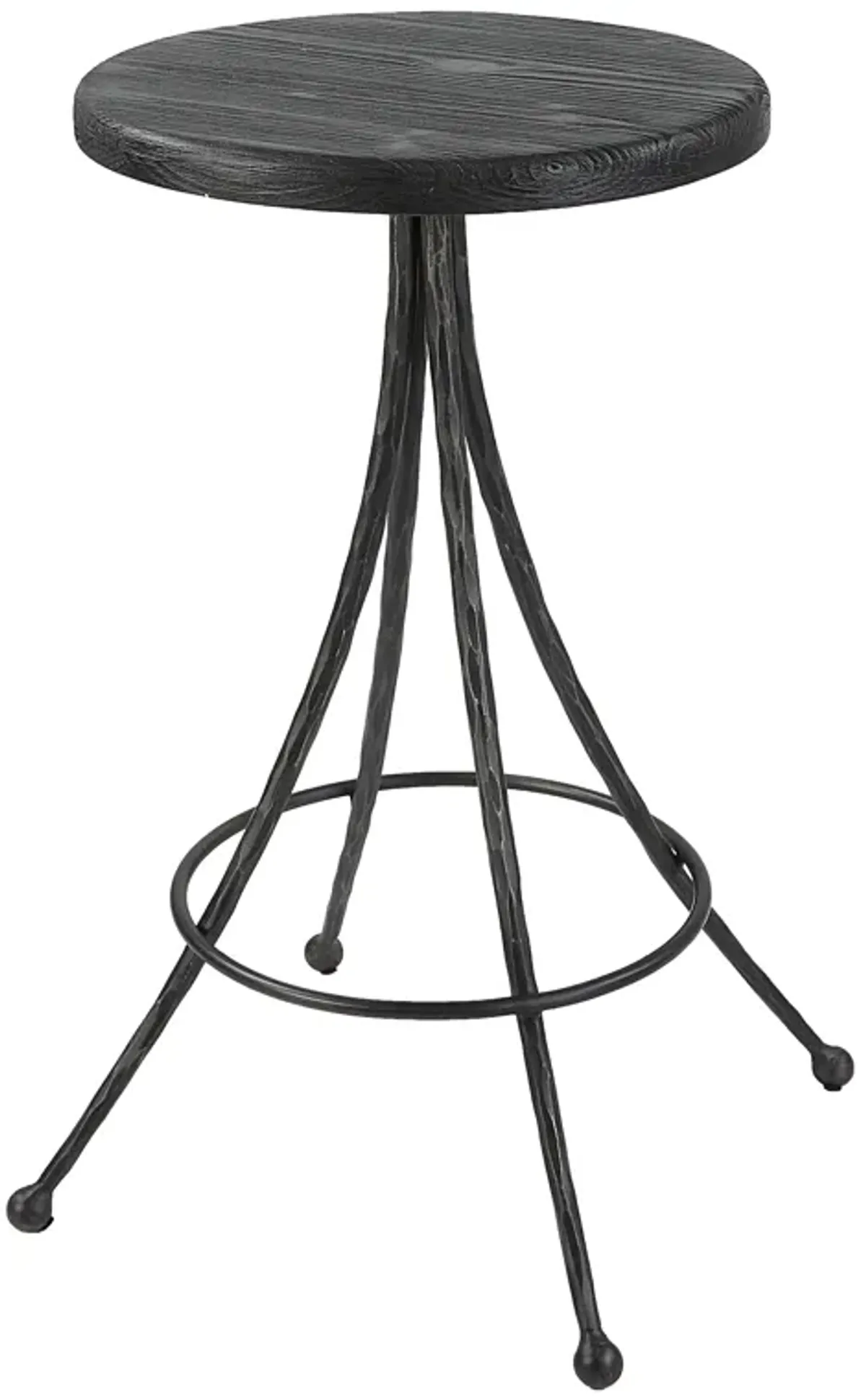 Sona Black Counter Stool