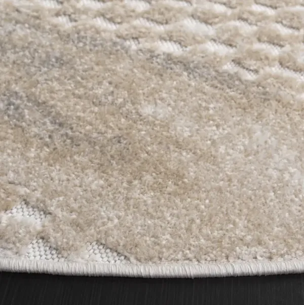 STELLA 105 BEIGE  6'-7' x 6'-7' Round Round Rug