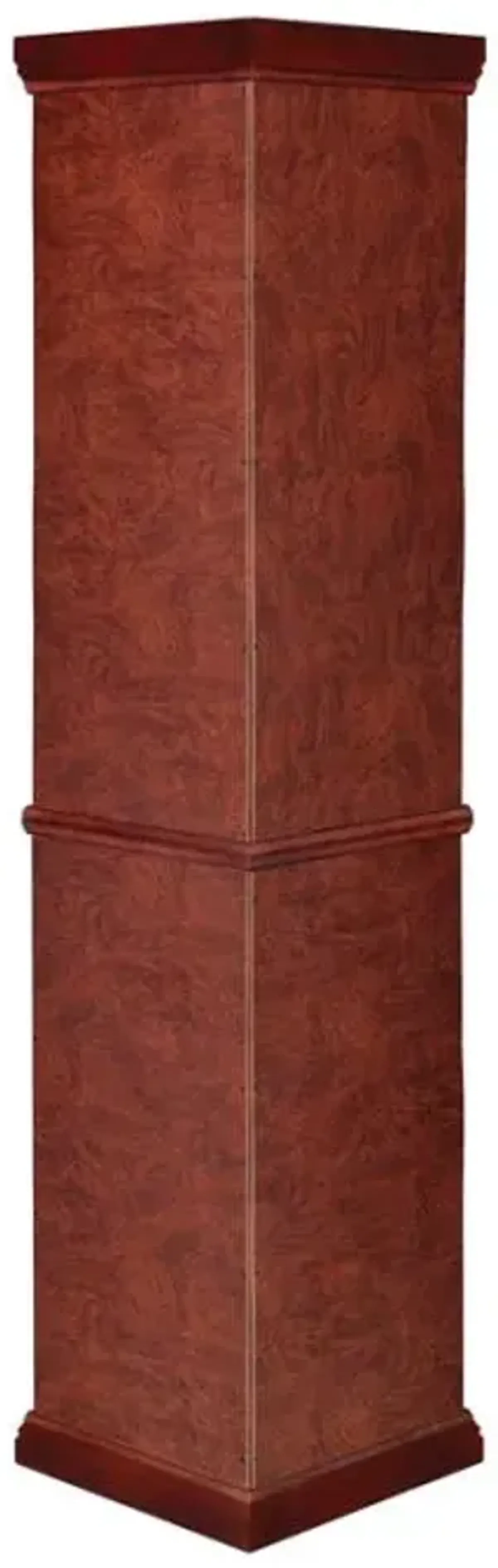 Appledale 6-shelf Corner Curio Cabinet Medium Brown