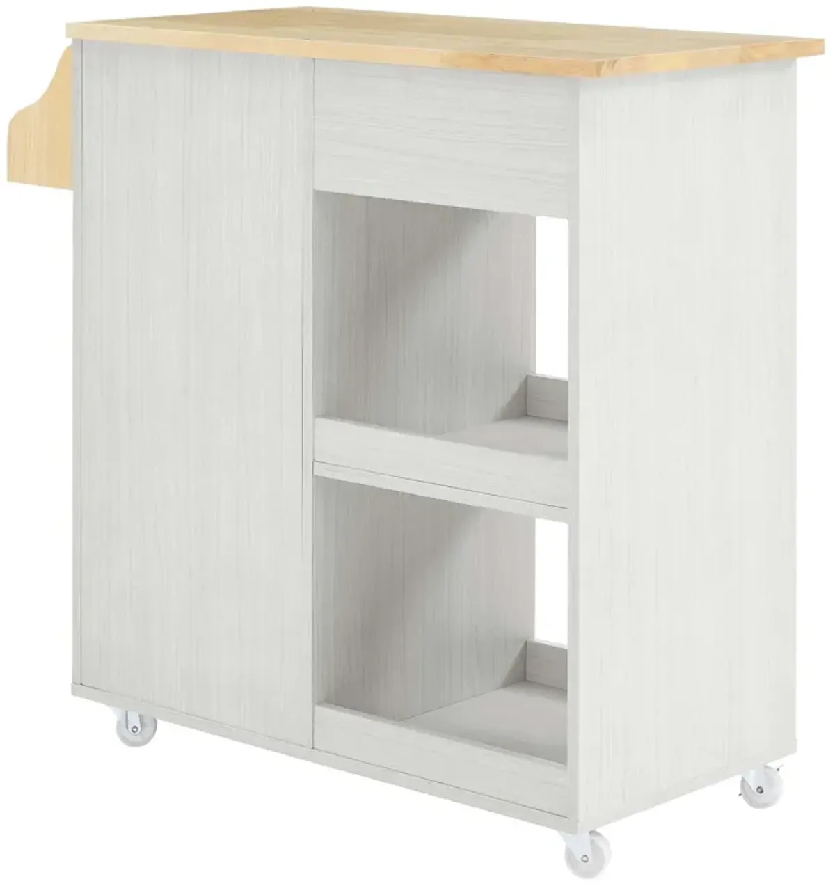 Culinary Kitchen Cart With Spice Rack