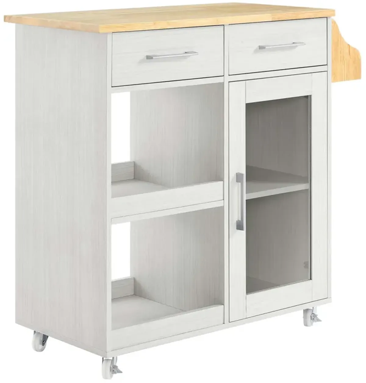 Culinary Kitchen Cart With Spice Rack