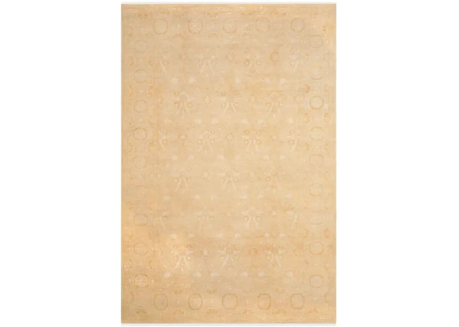 OUSHAK 832 Gold  9' X 12' Large Rectangle Rug