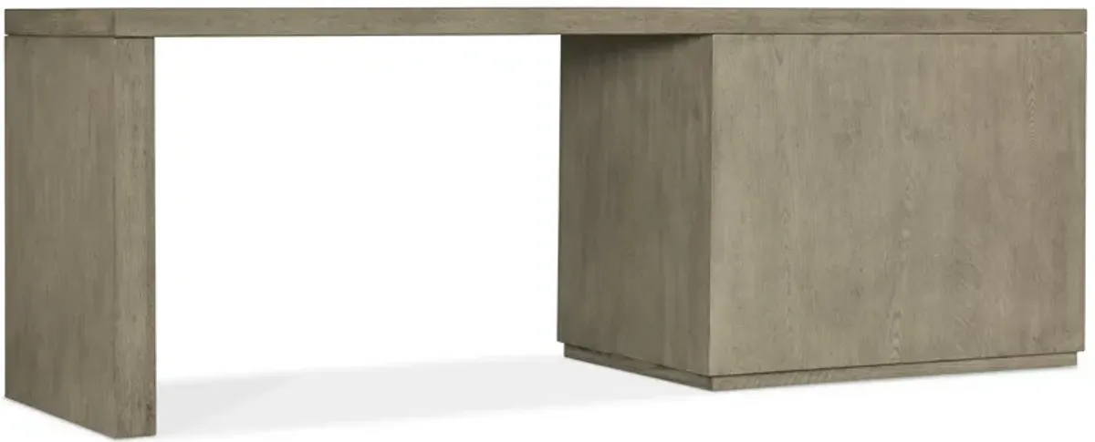 Linville Falls 84" Desk with Open Desk Cabinet