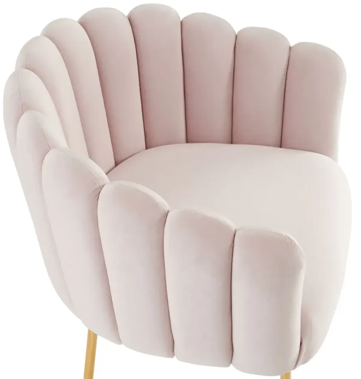 Sanna Channel Tufted Performance Velvet Armchair