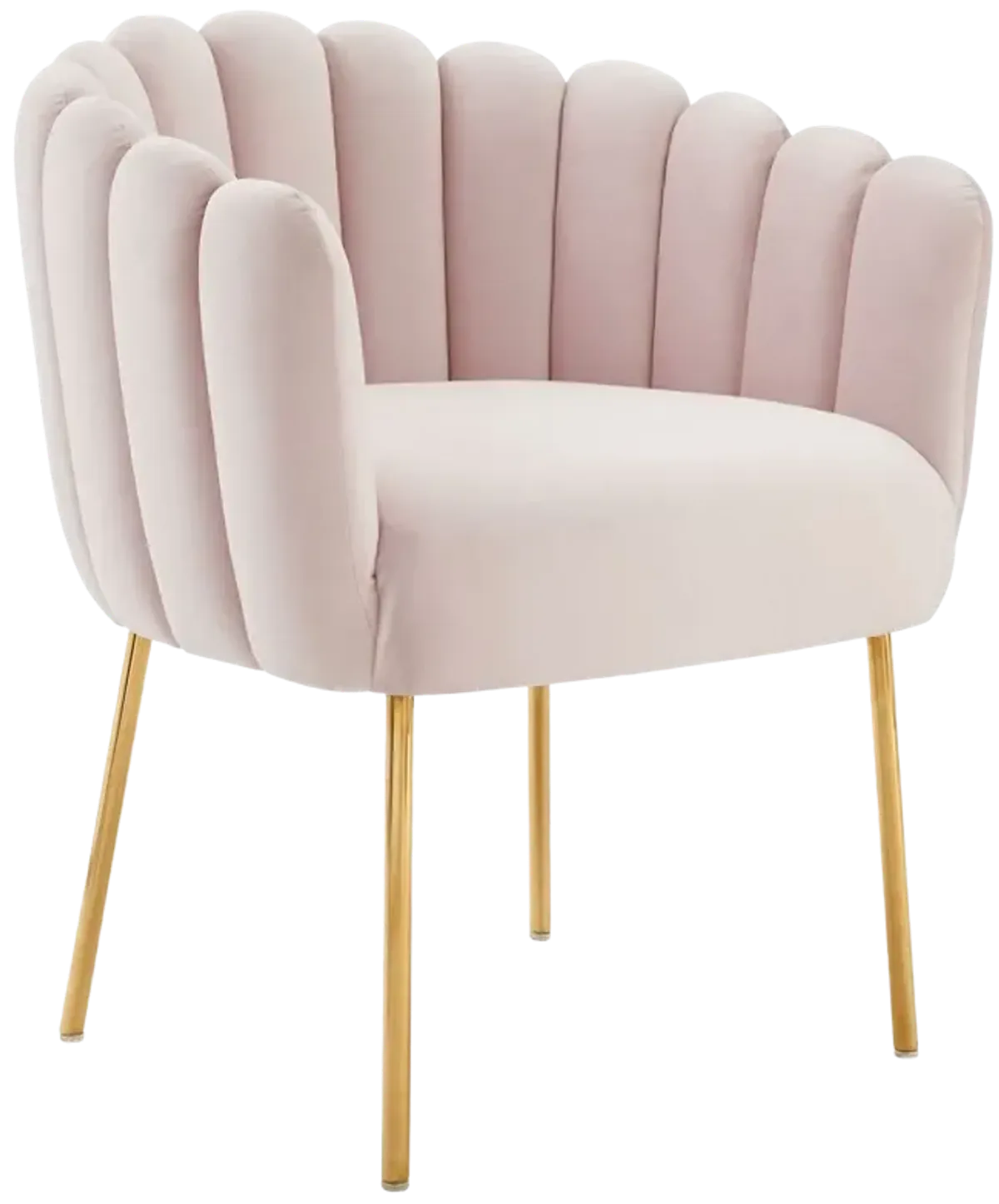 Sanna Channel Tufted Performance Velvet Armchair