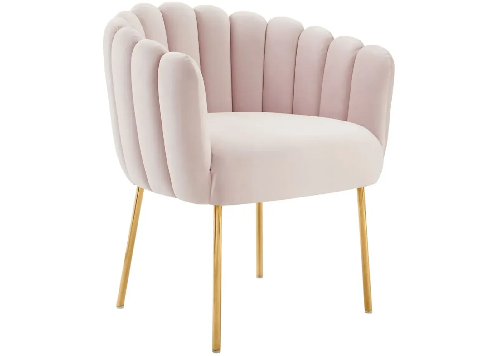 Sanna Channel Tufted Performance Velvet Armchair