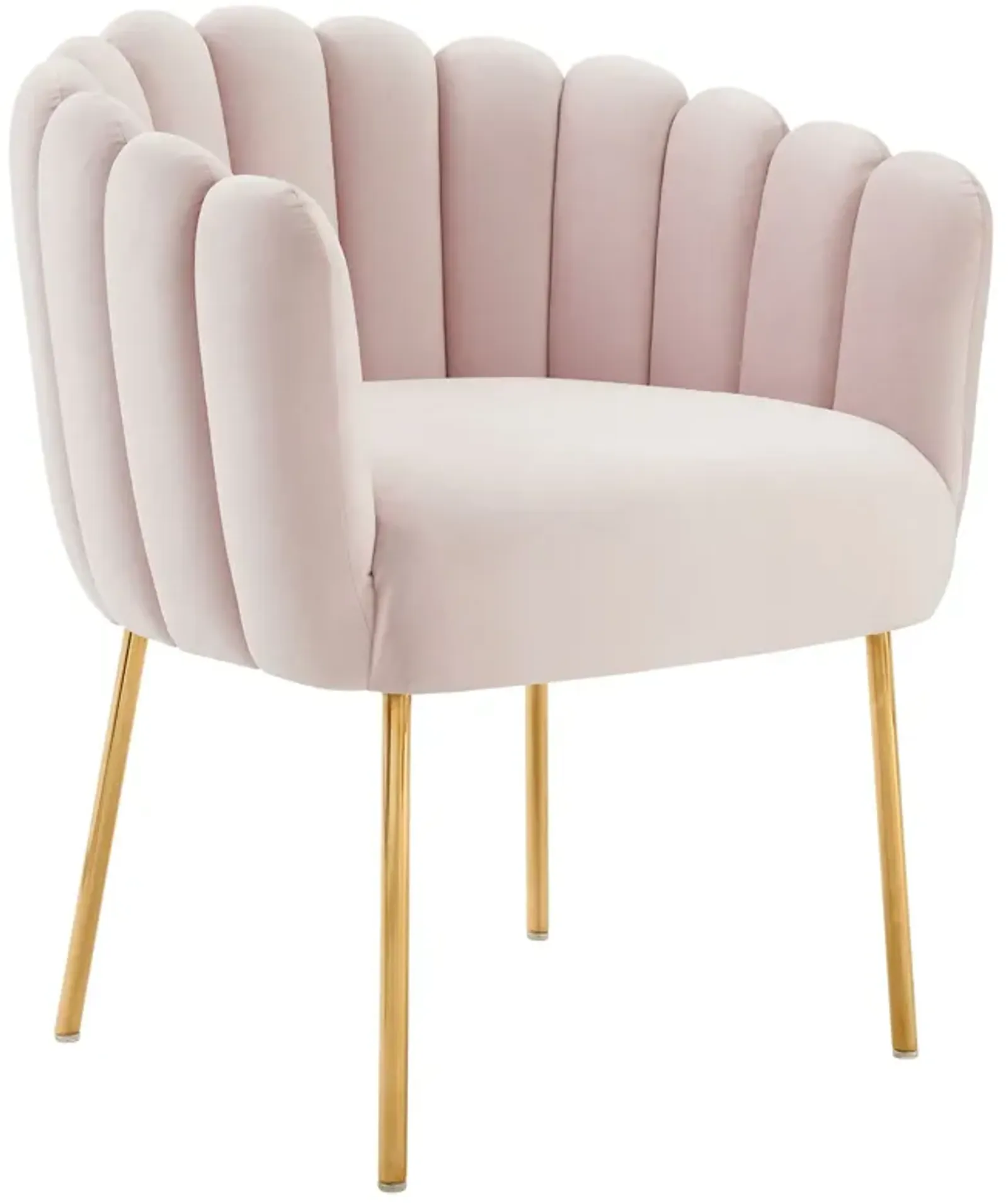 Sanna Channel Tufted Performance Velvet Armchair