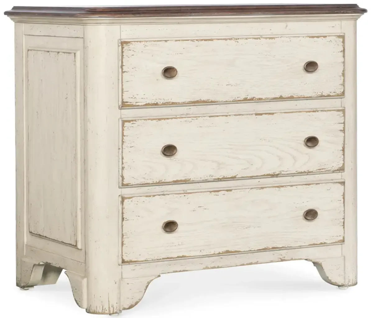 Americana Three-Drawer Nightstand