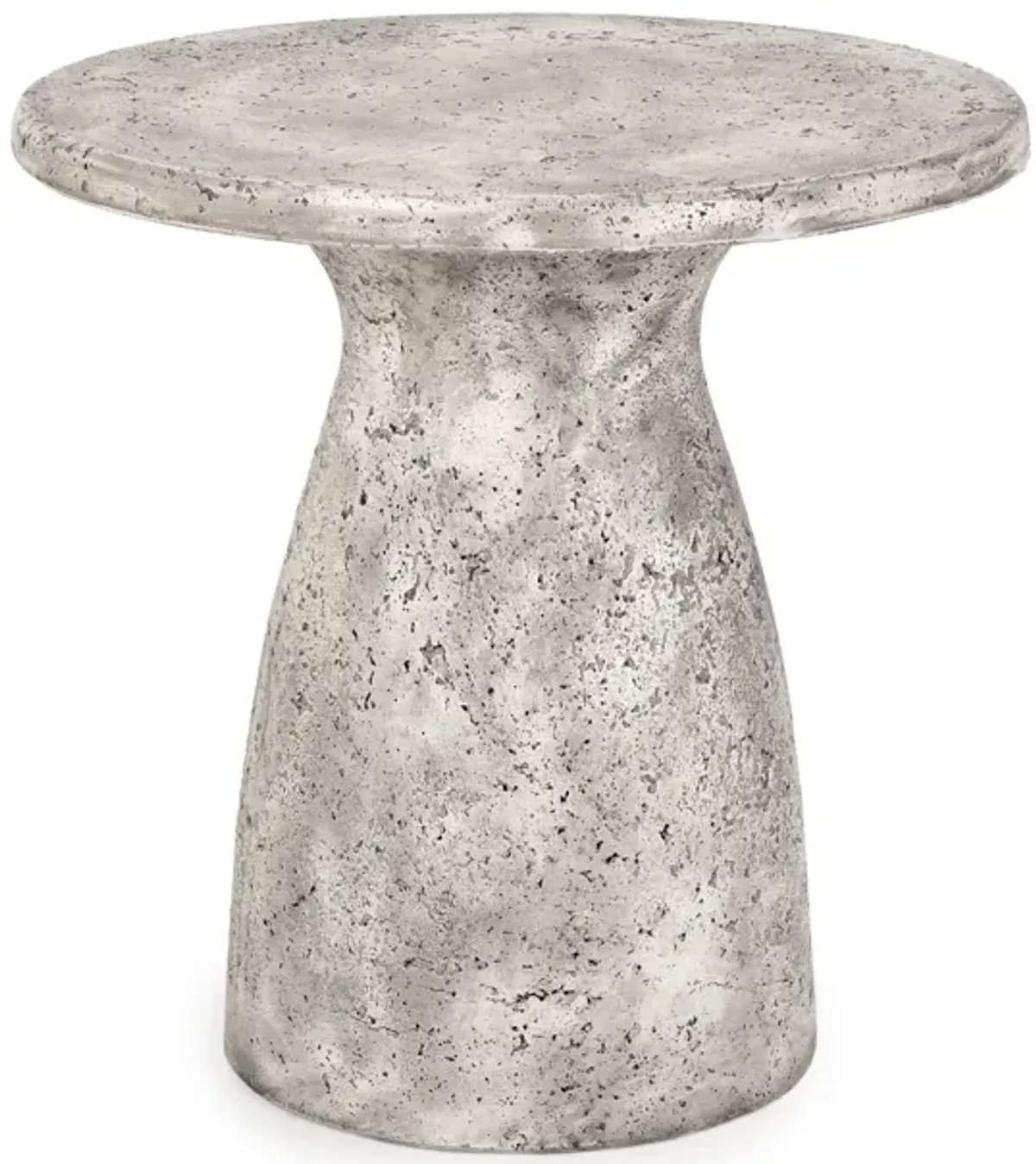 Collins 16" Round Concrete Outdoor Accent Table  