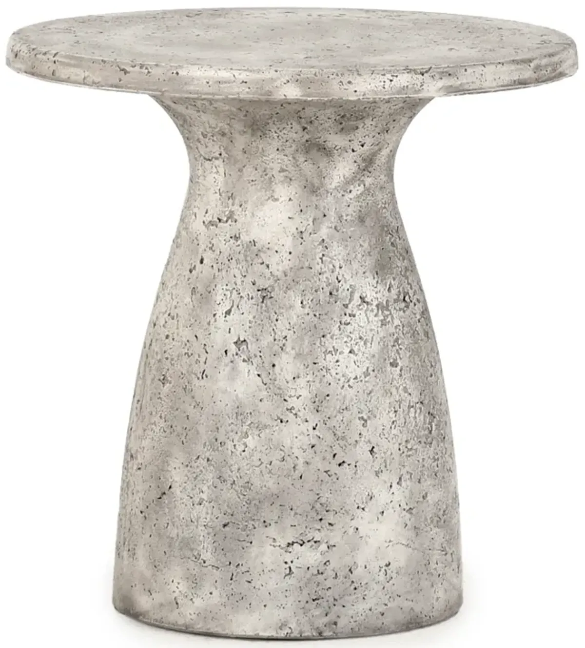 Collins 16" Round Concrete Outdoor Accent Table  