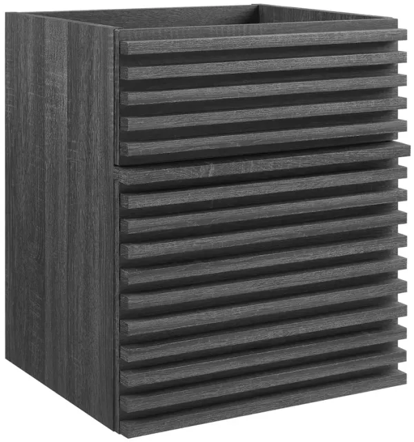 Render 18" Wall-Mount Bathroom Vanity Cabinet (Sink Basin Not Included)