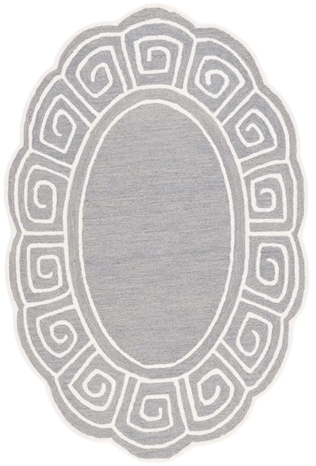 NOVELTY Hand Tufted 5' x 8' Oval area rug