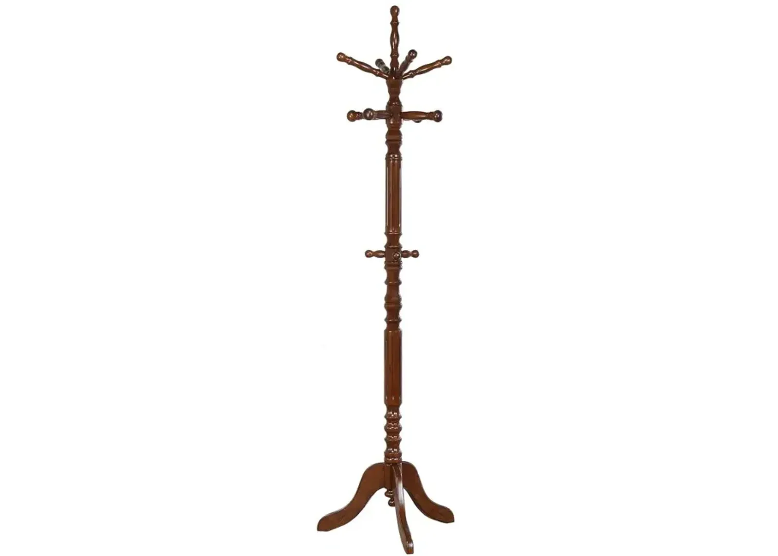 Achelle Coat Rack with 11 Hooks Tobacco