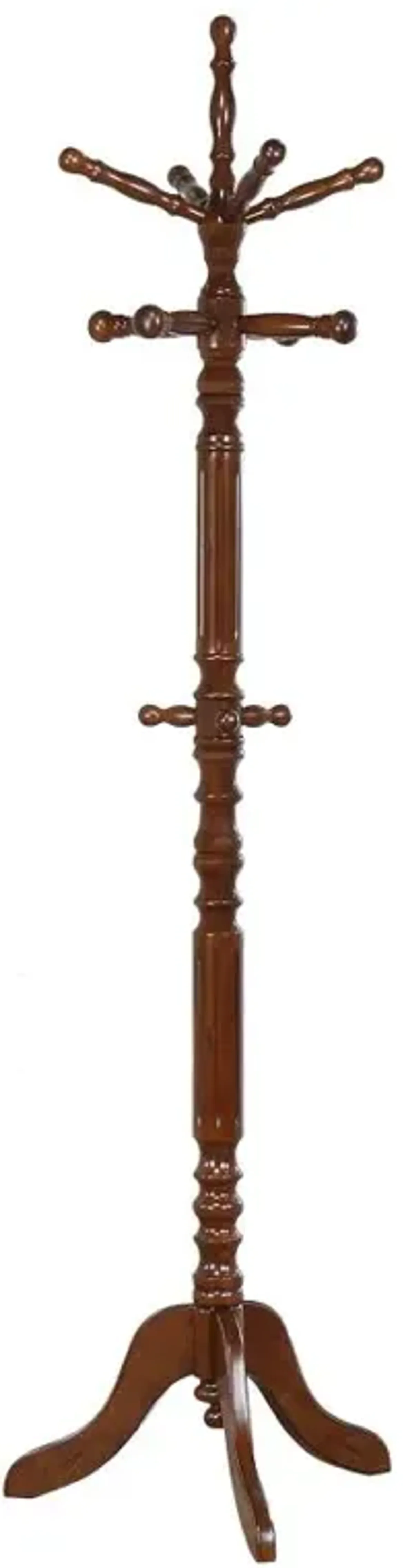 Achelle Coat Rack with 11 Hooks Tobacco