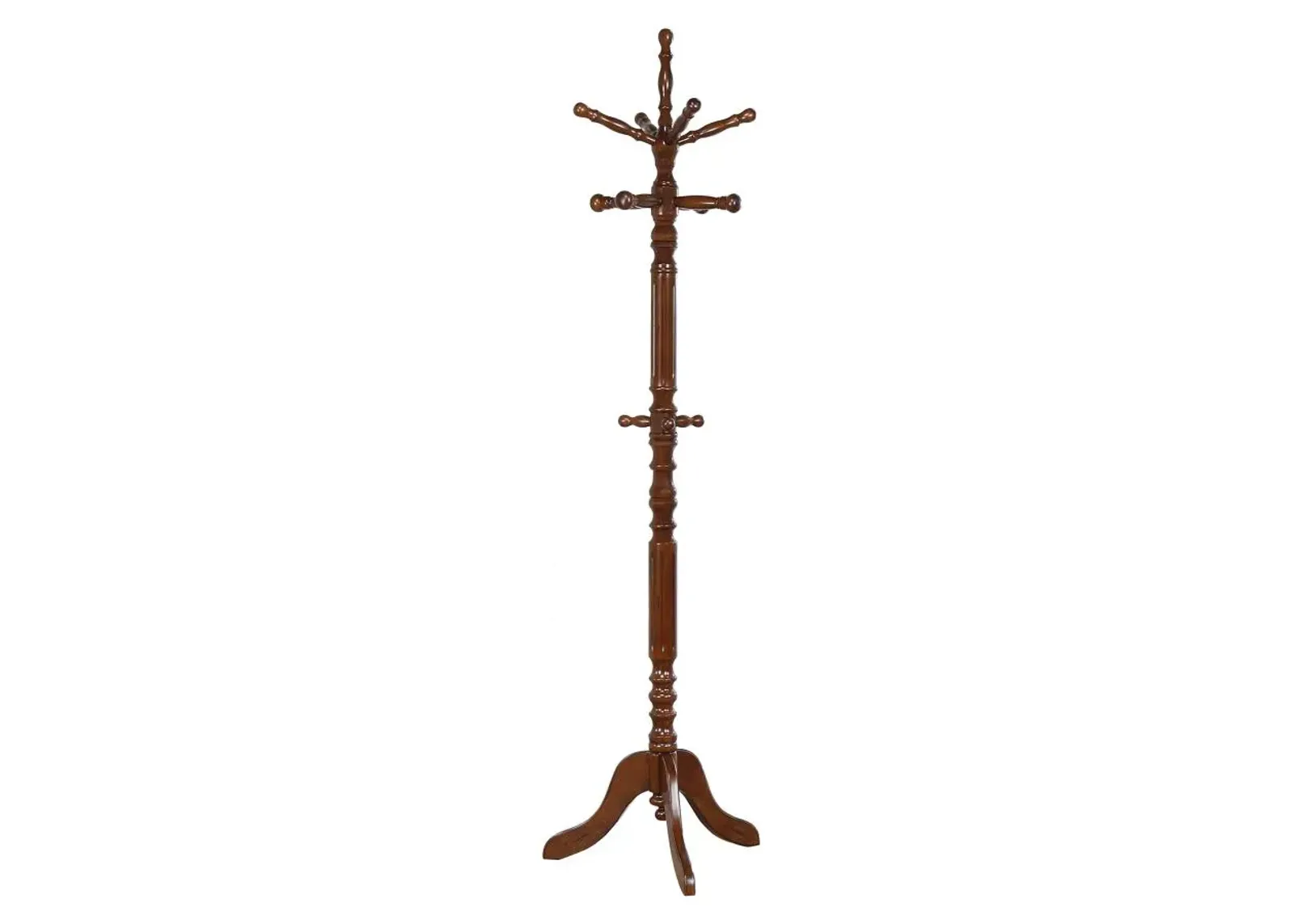 Achelle Coat Rack with 11 Hooks Tobacco