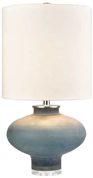 Skye 28'' High 1-Light Table Lamp - Frosted Blue